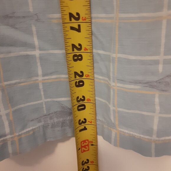 Columbia Shirt Mens XL River Lodge Button Up Blue All Over Fish Print Camp AOP - Picture 8 of 8